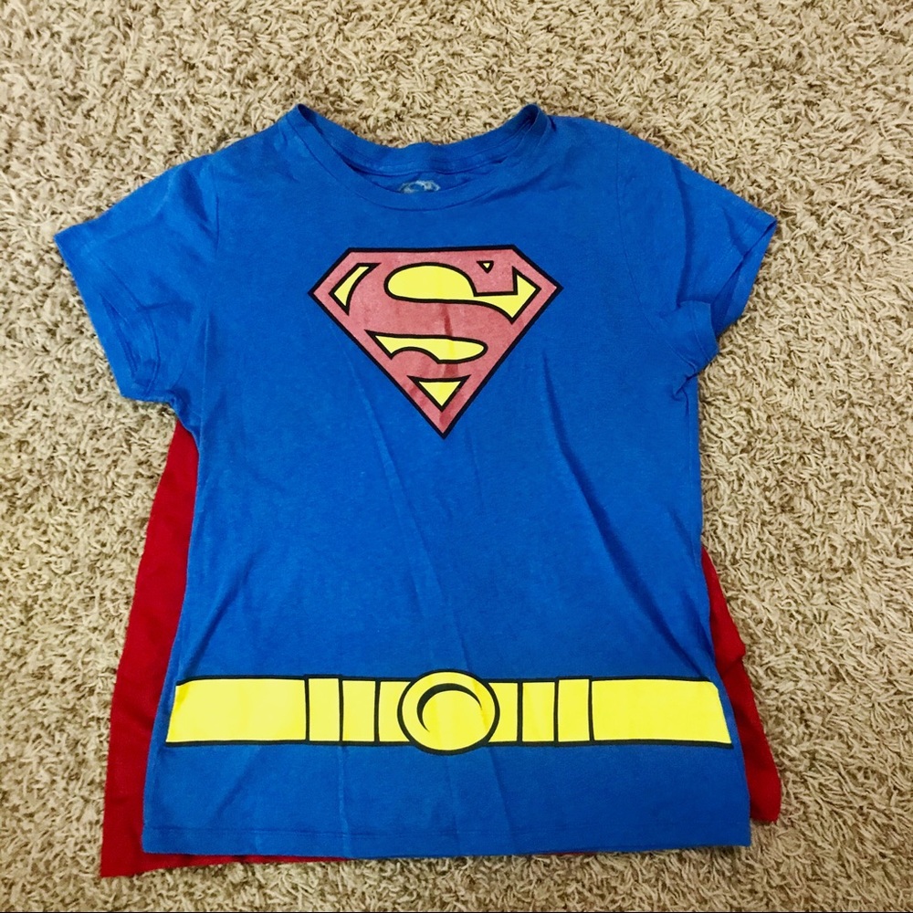 Superman Shirt w/ Detachable Cape